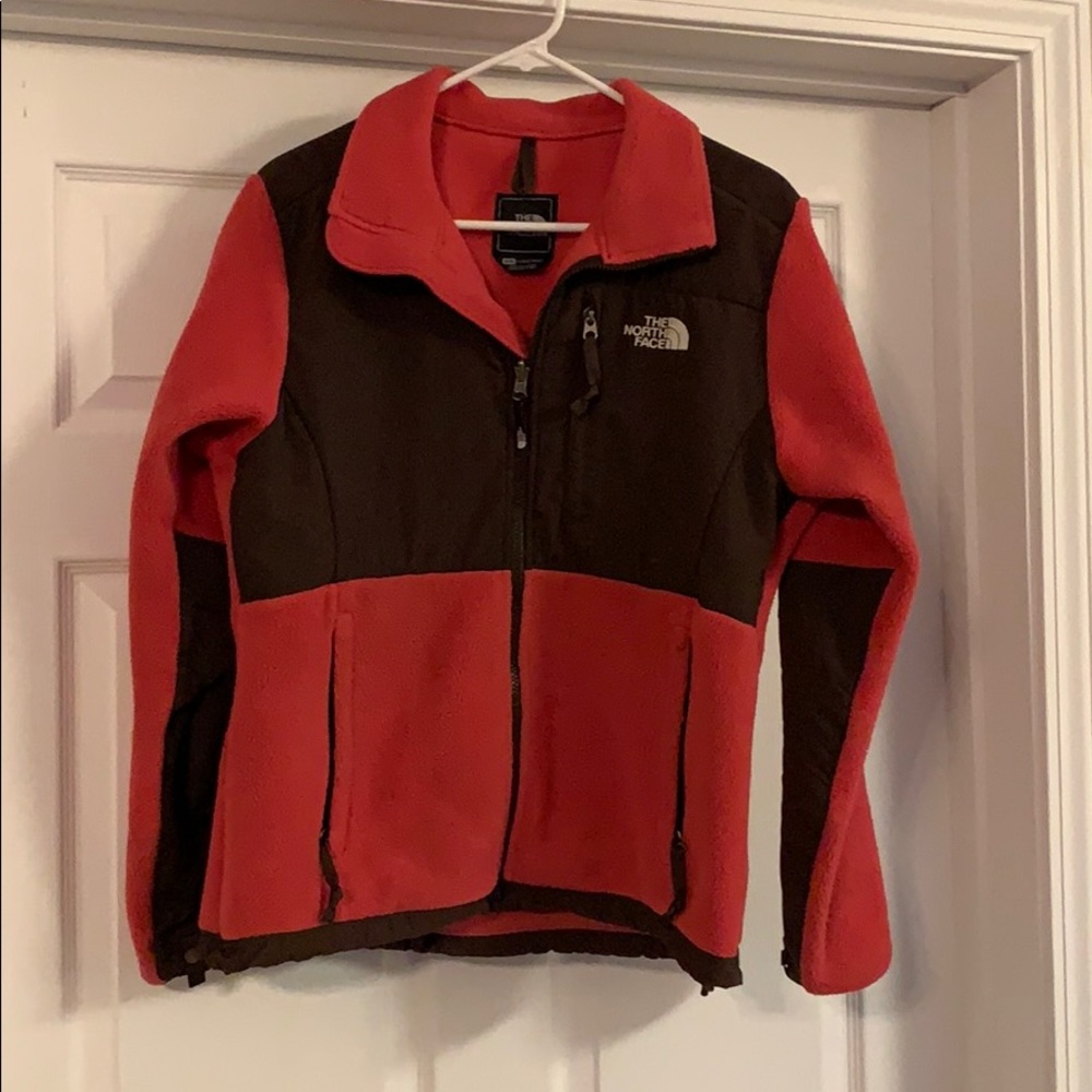 North face jacket pink & brown